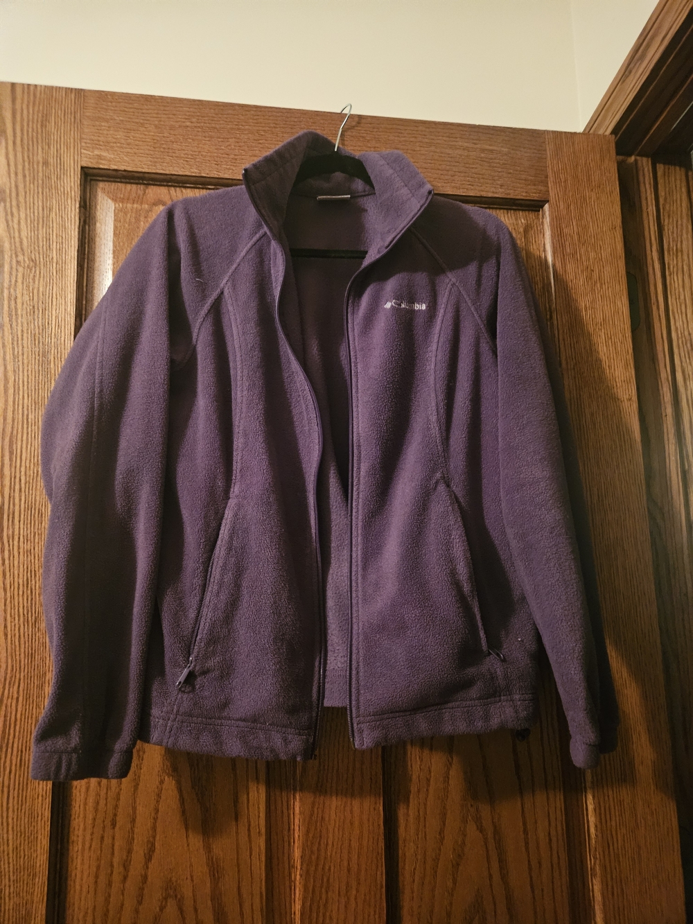 Columbia Men's Purple Full-Zip Fleece Jacket